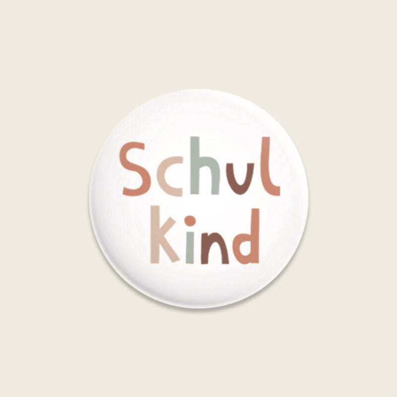 Button 'Schulkind/pastell blau/rose' AvaundYves