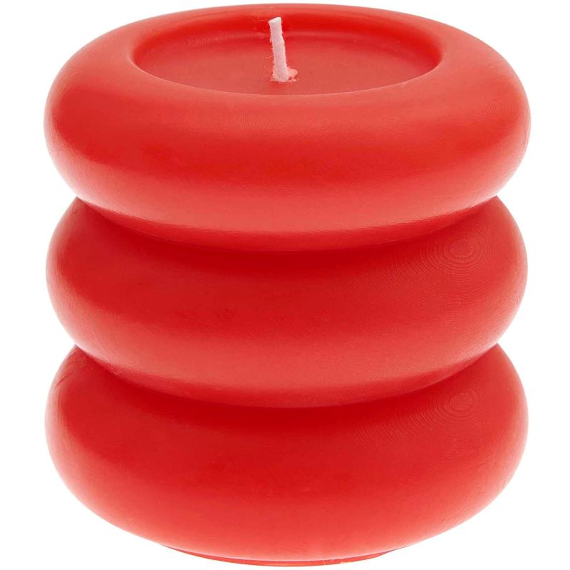 Rico Design Stumpenkerze 'Ring' (Verschiedene Farben)