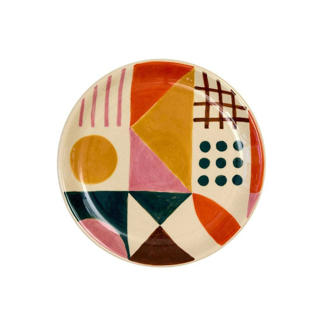 Donna Wilson Glypha Beilagenteller mit farbenfrohem, geometrischem Design