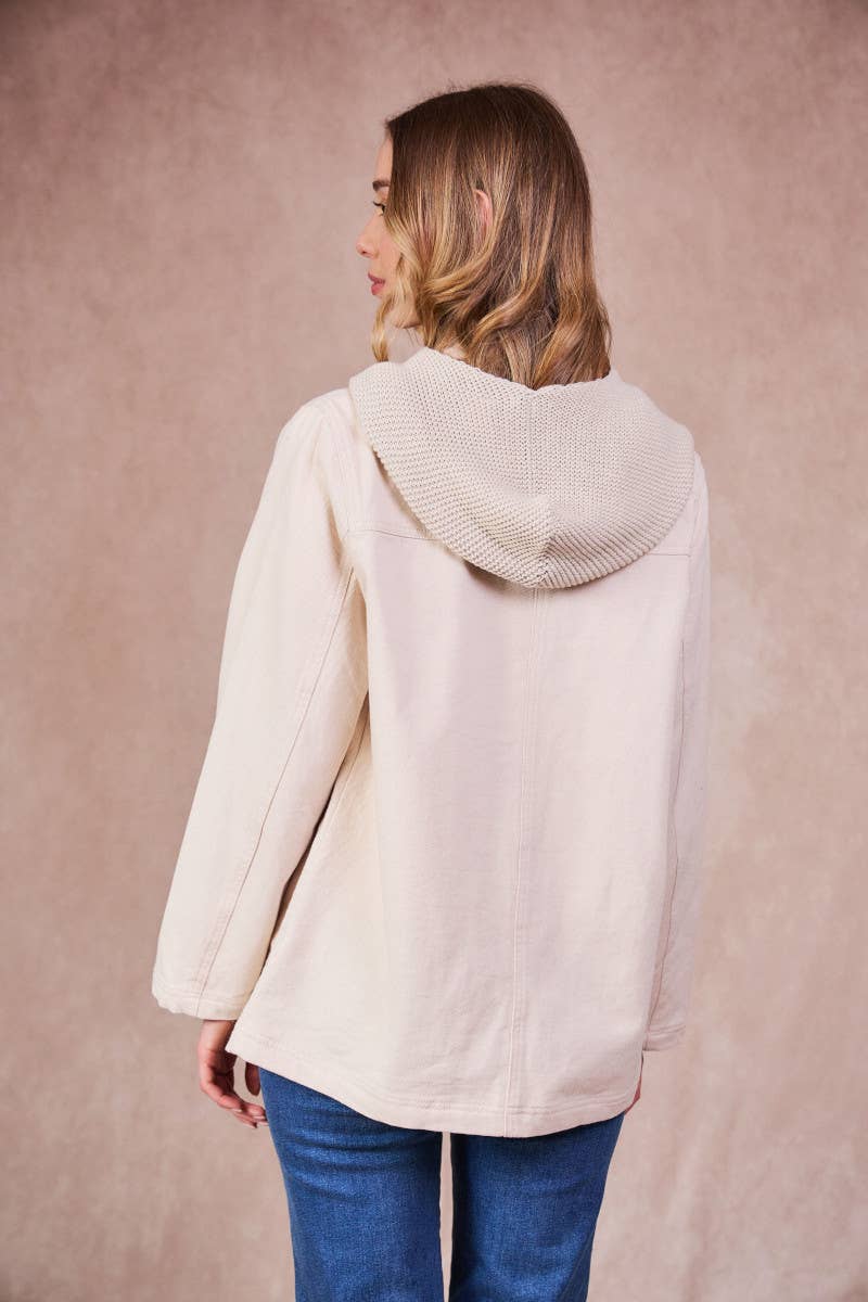 "Hood" Kapuzenschal Mütze Wolle