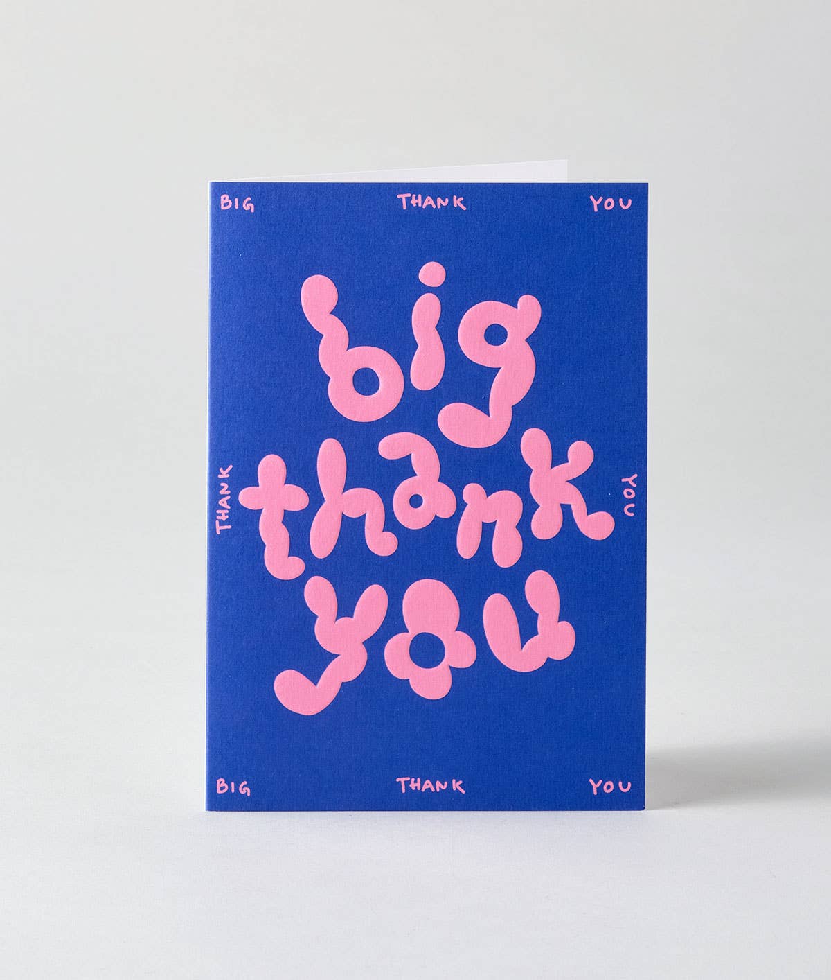 Big Thank you Grusskarte mit Prägung WRAP