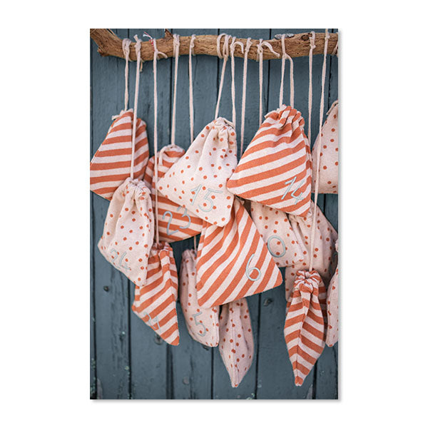 AdventskalenderSäckchen 'Koralle/natur' AvaundYves