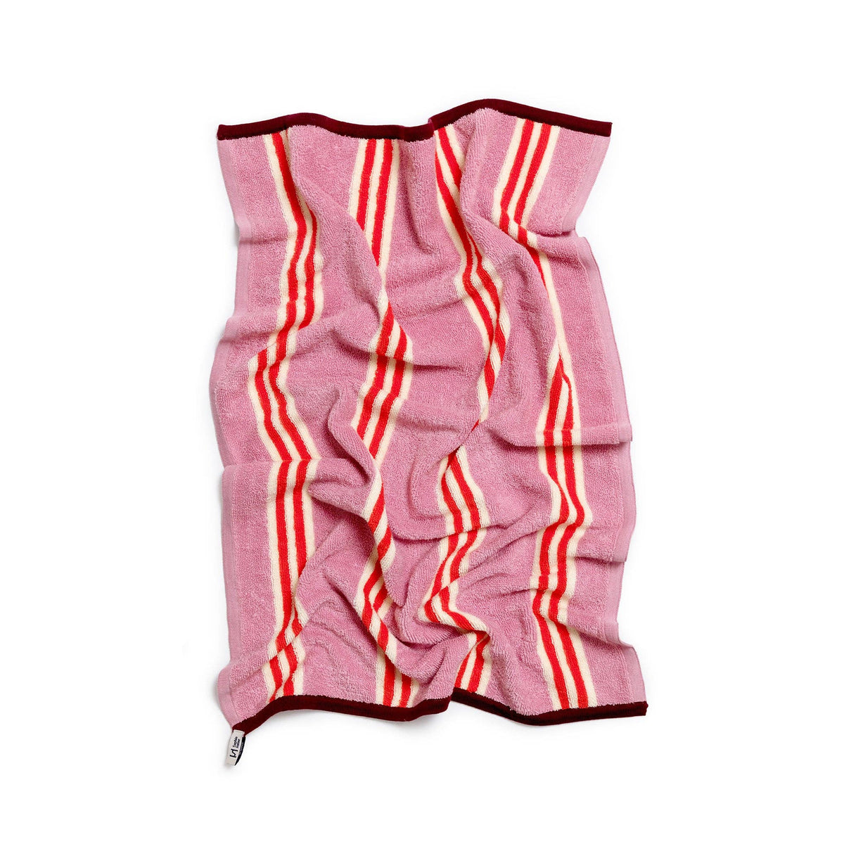 Sophie Home Ltd - Frottee-Handtuch in Rosa Streifen