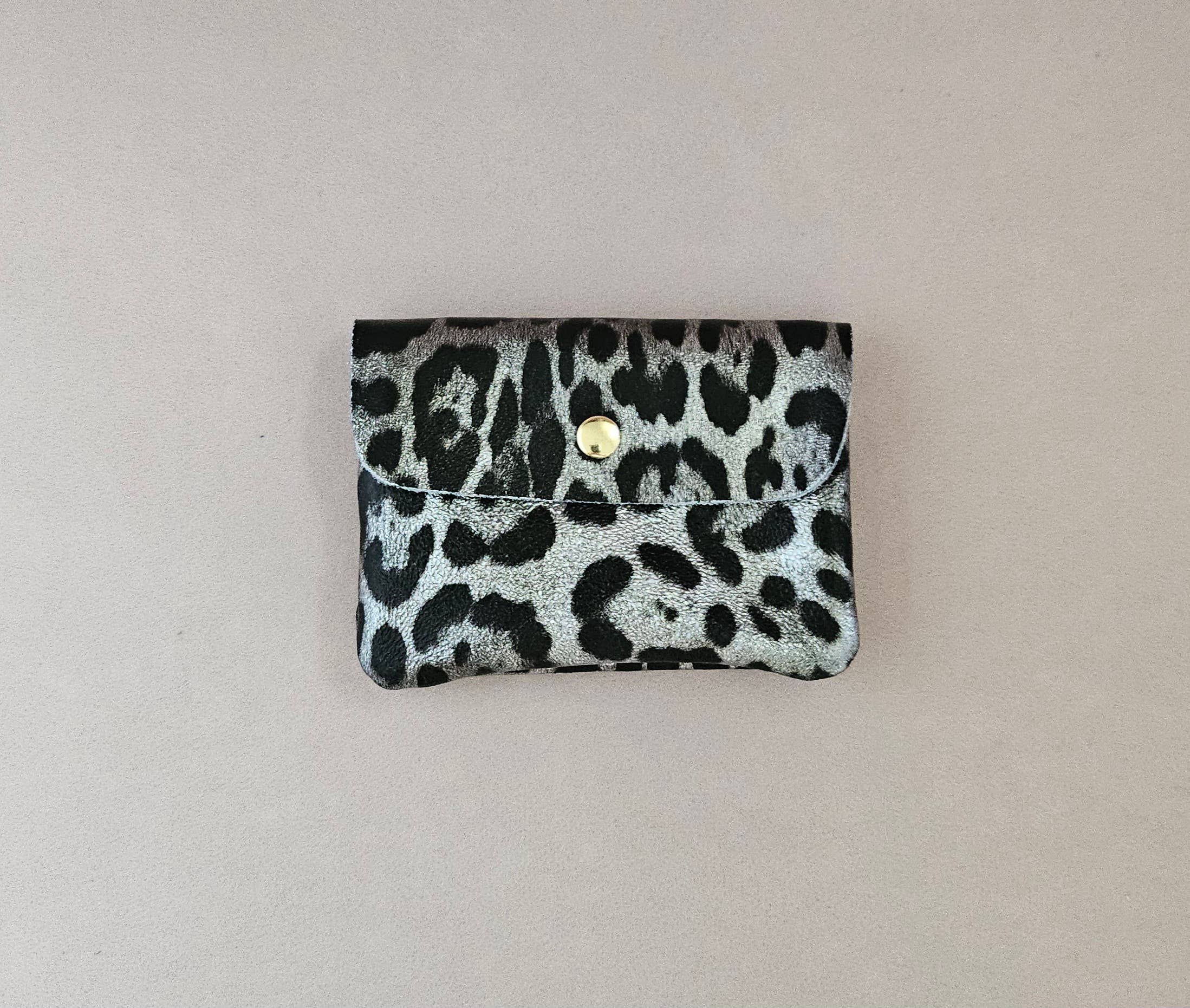 Leder Geldbörse mit 2 Fächern LEO Design