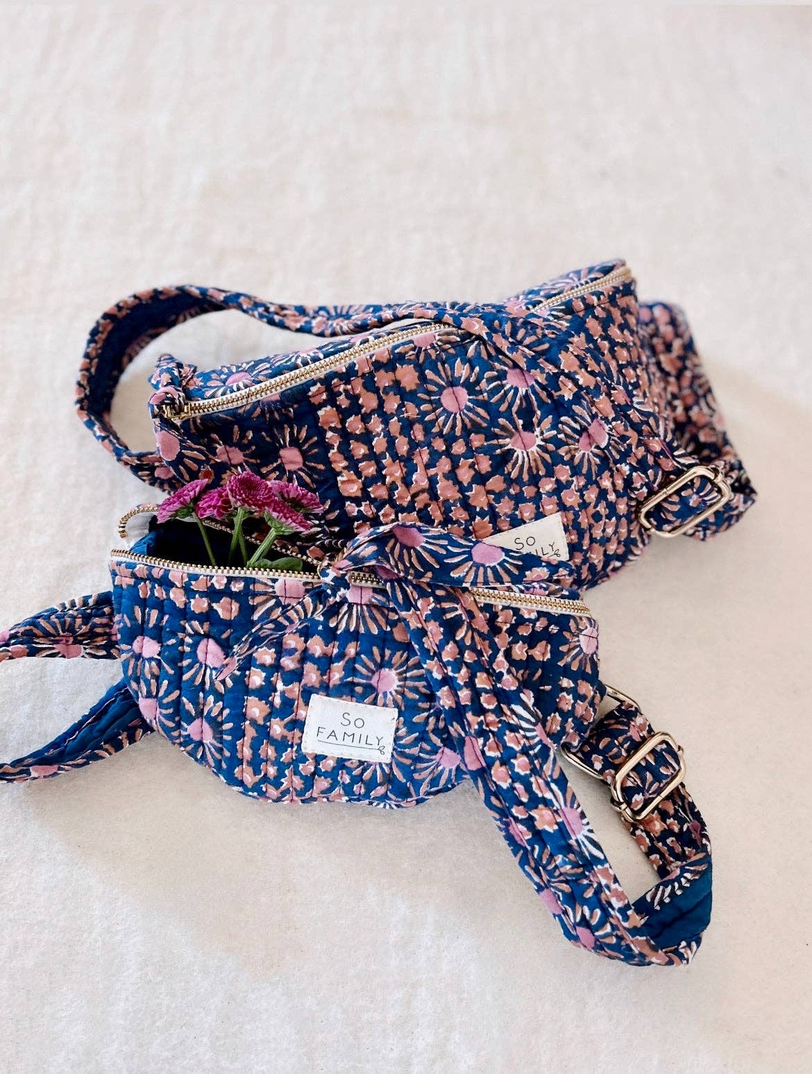 SO FAMILY - 'Midnight Kids' Gürteltasche im Patchwork-Design