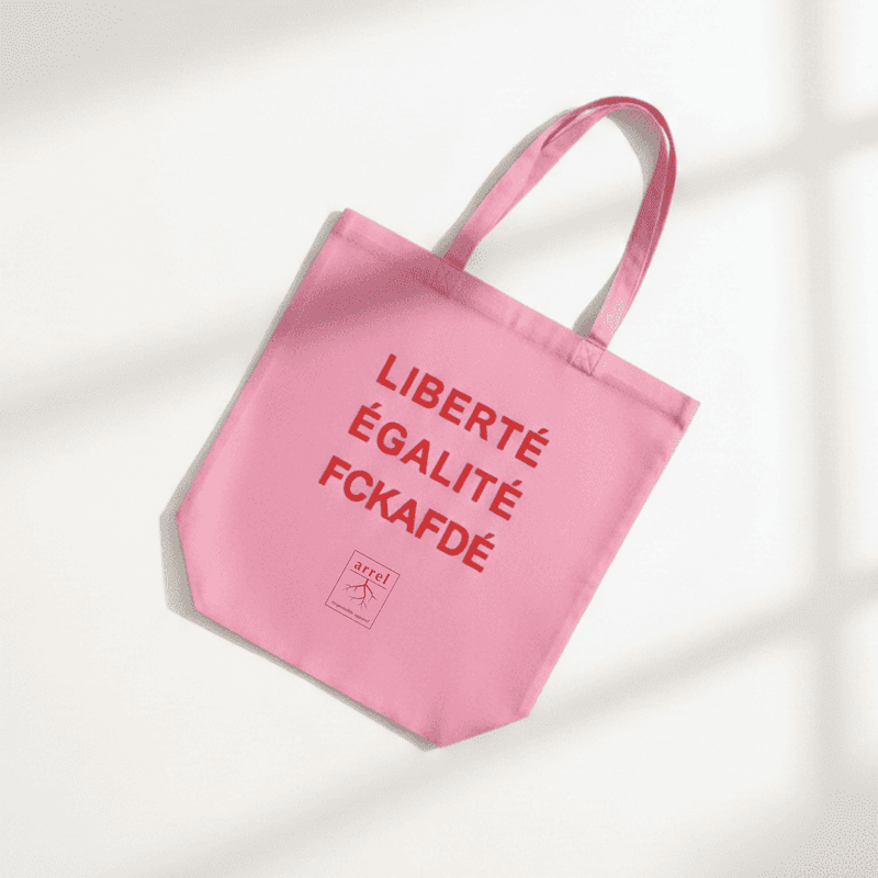 arrel FCKAFDÉ Premium Tote Bag - Pink & Red