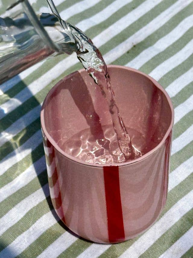 MÆGEN Atina Glassware - Rosa und Rot