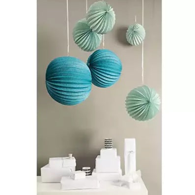 YEY! Let's Party Lampions 'aqua / 3 Stück'