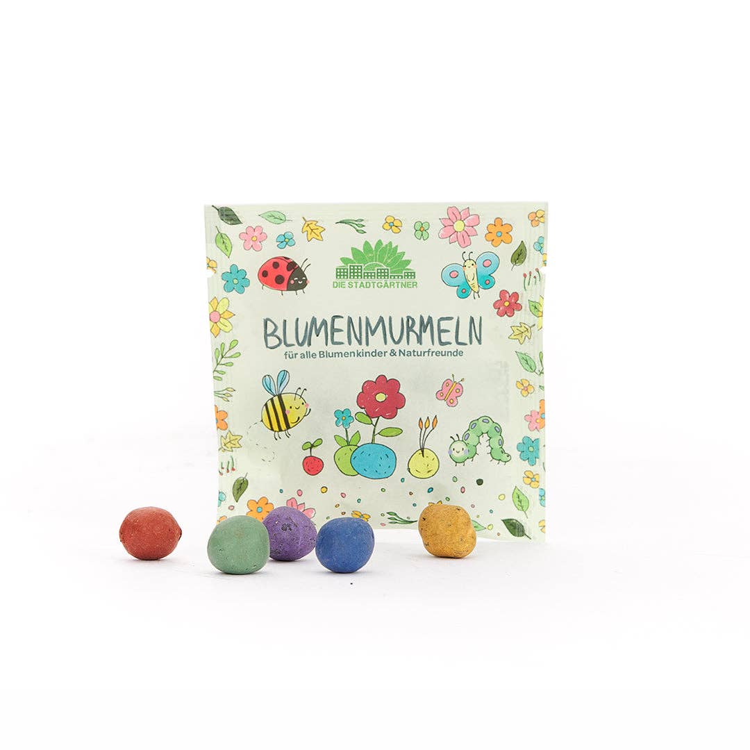10 x 5 Blumenmurmel im Tütchen