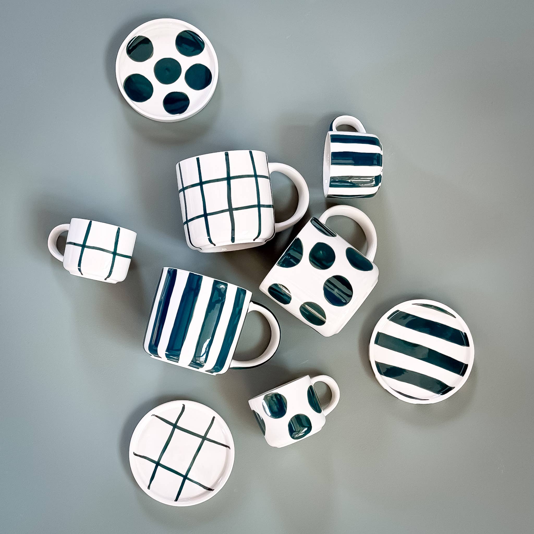 Magazin Minori Teller Stripes - gentle green