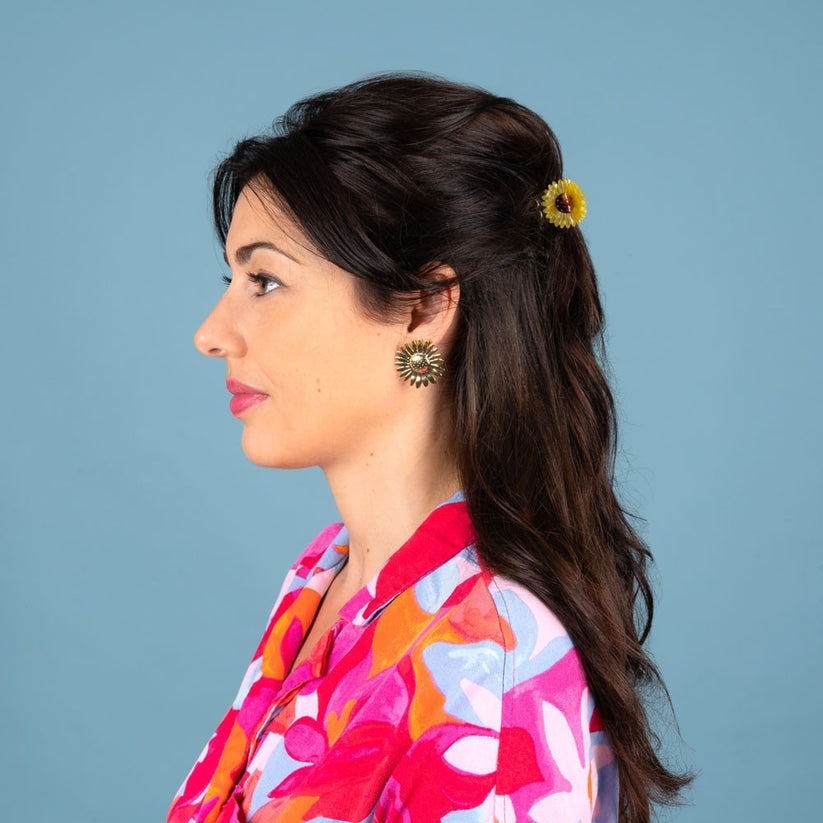 Coucou Suzette Haarklammer 'Sunflower mini'