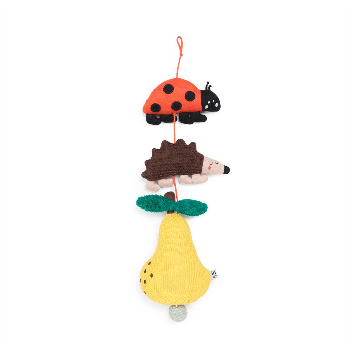 Sophie Home Musik-Mobile  Gartenmotiv mit Marienkäfer und Igel