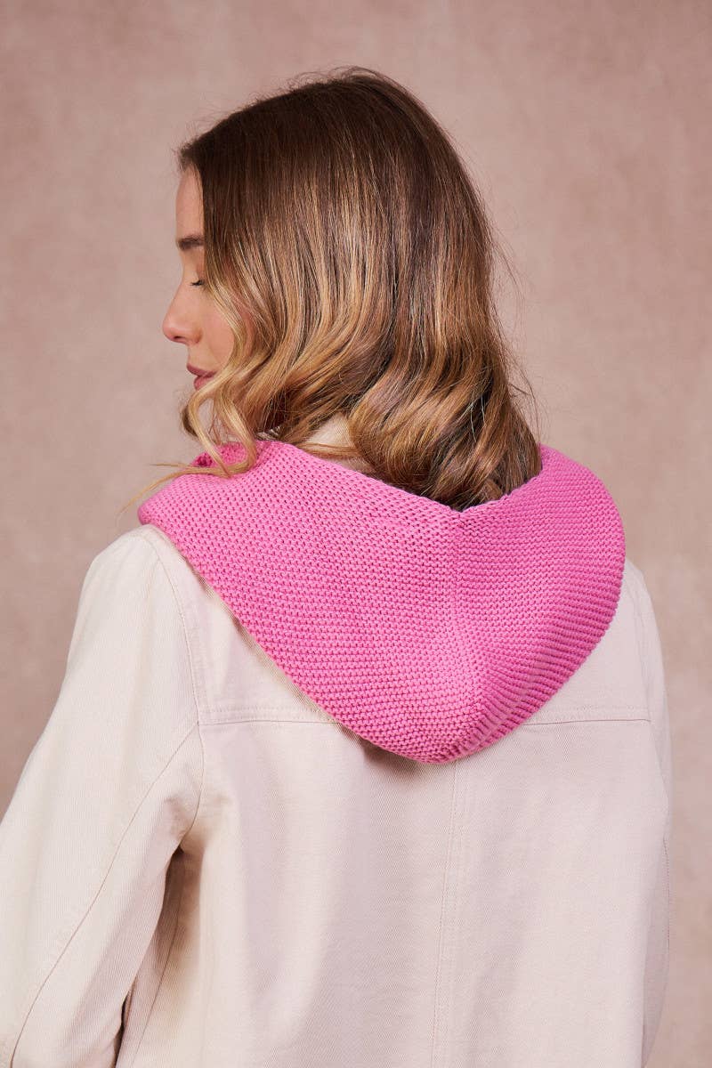 "Hood" Kapuzenschal Mütze Wolle