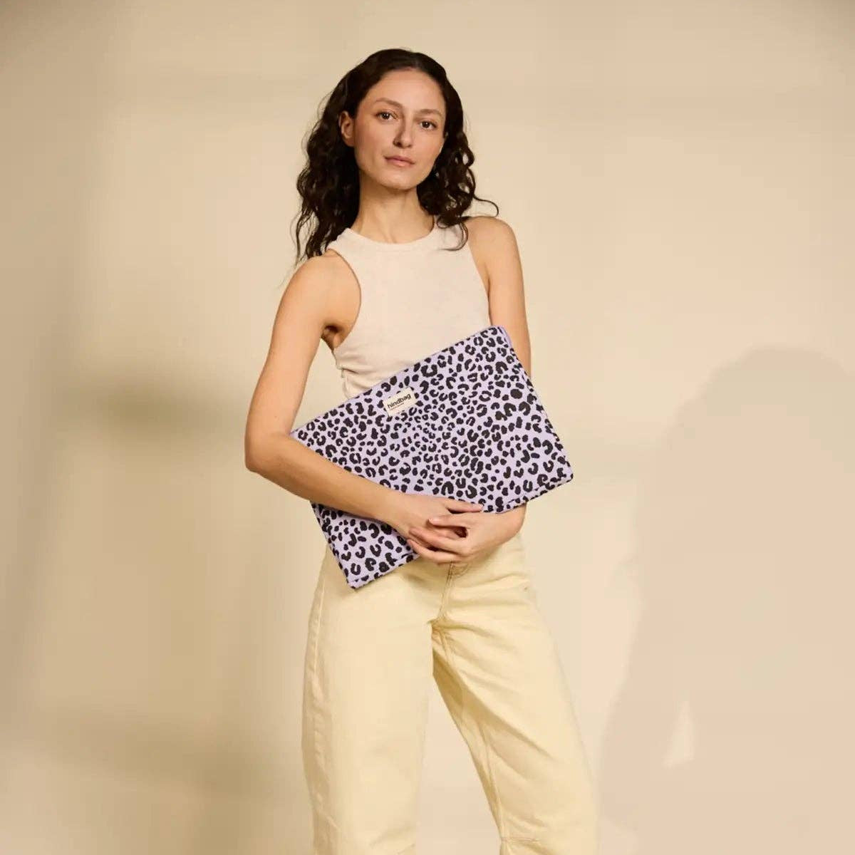 Ava Laptop-Hülle Lila Leopard