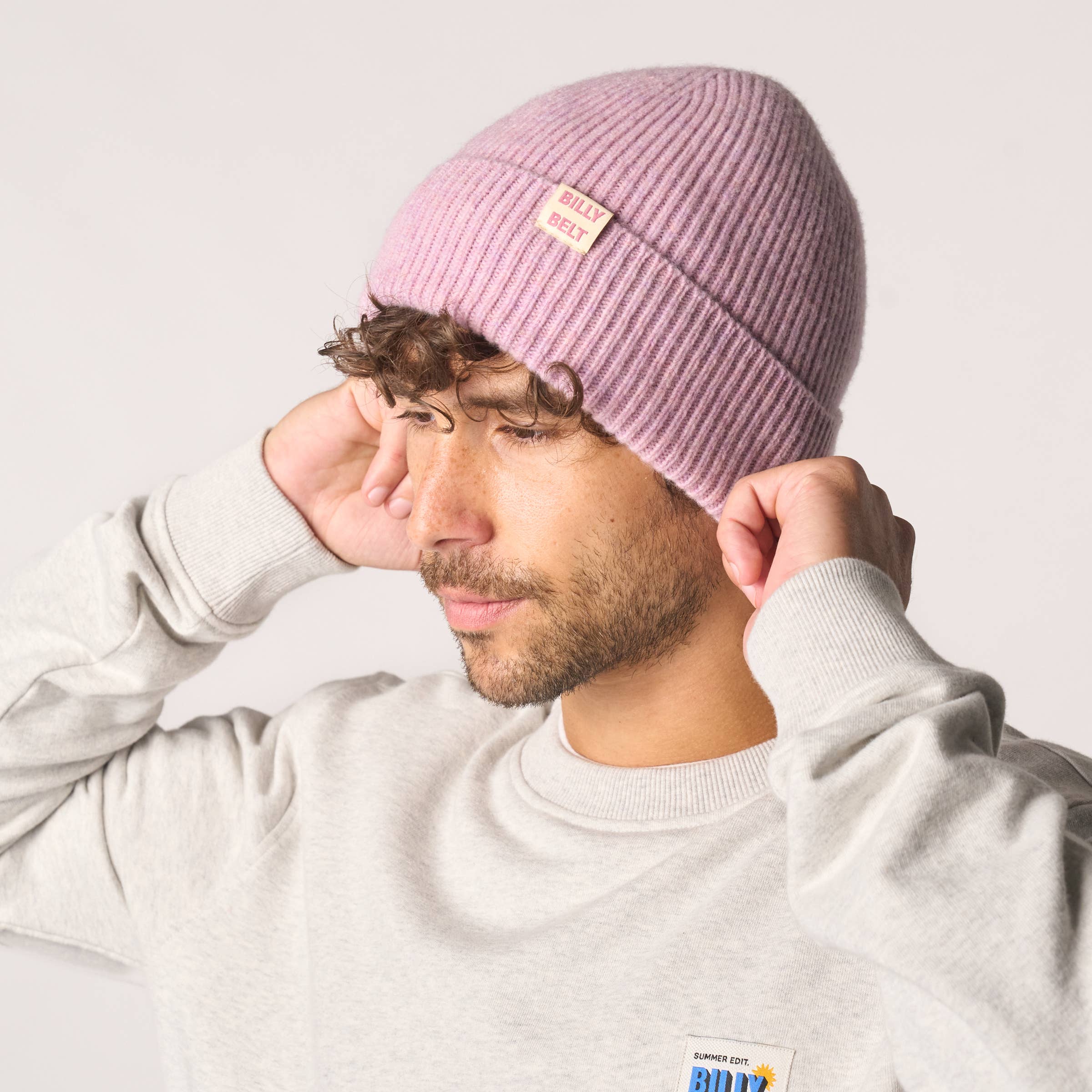 Billybelt Wollmütze - Violett