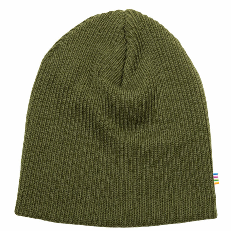Joha Beanie Merinowolle 'Dunkel Salbei'