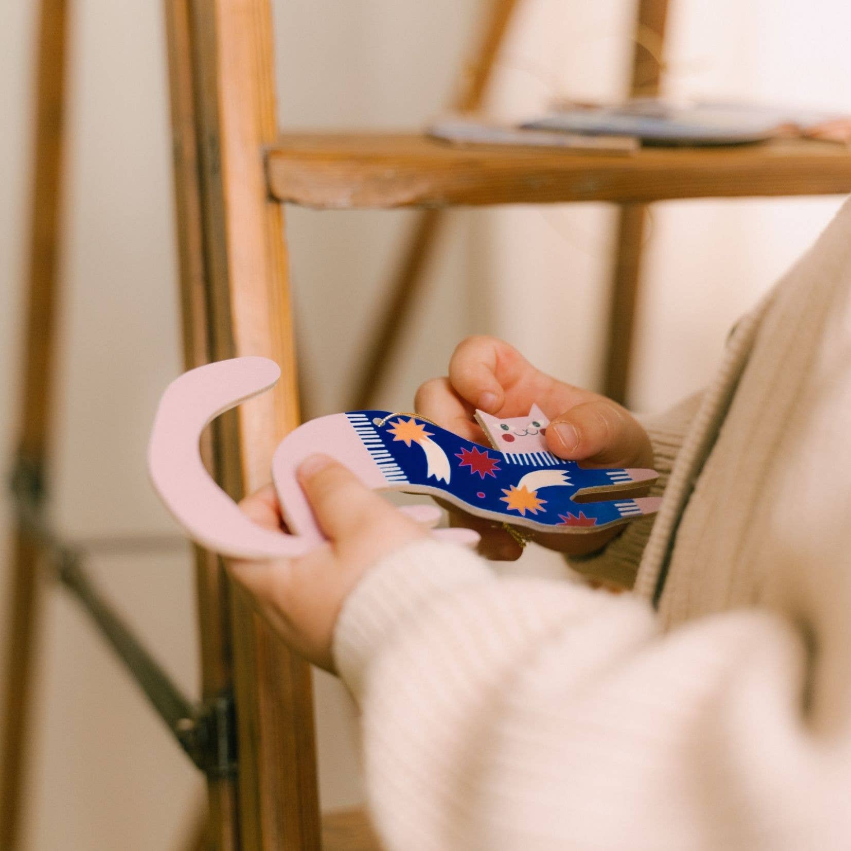 Charmante Katzen-Weihnachtsbaum-Hängedekoration