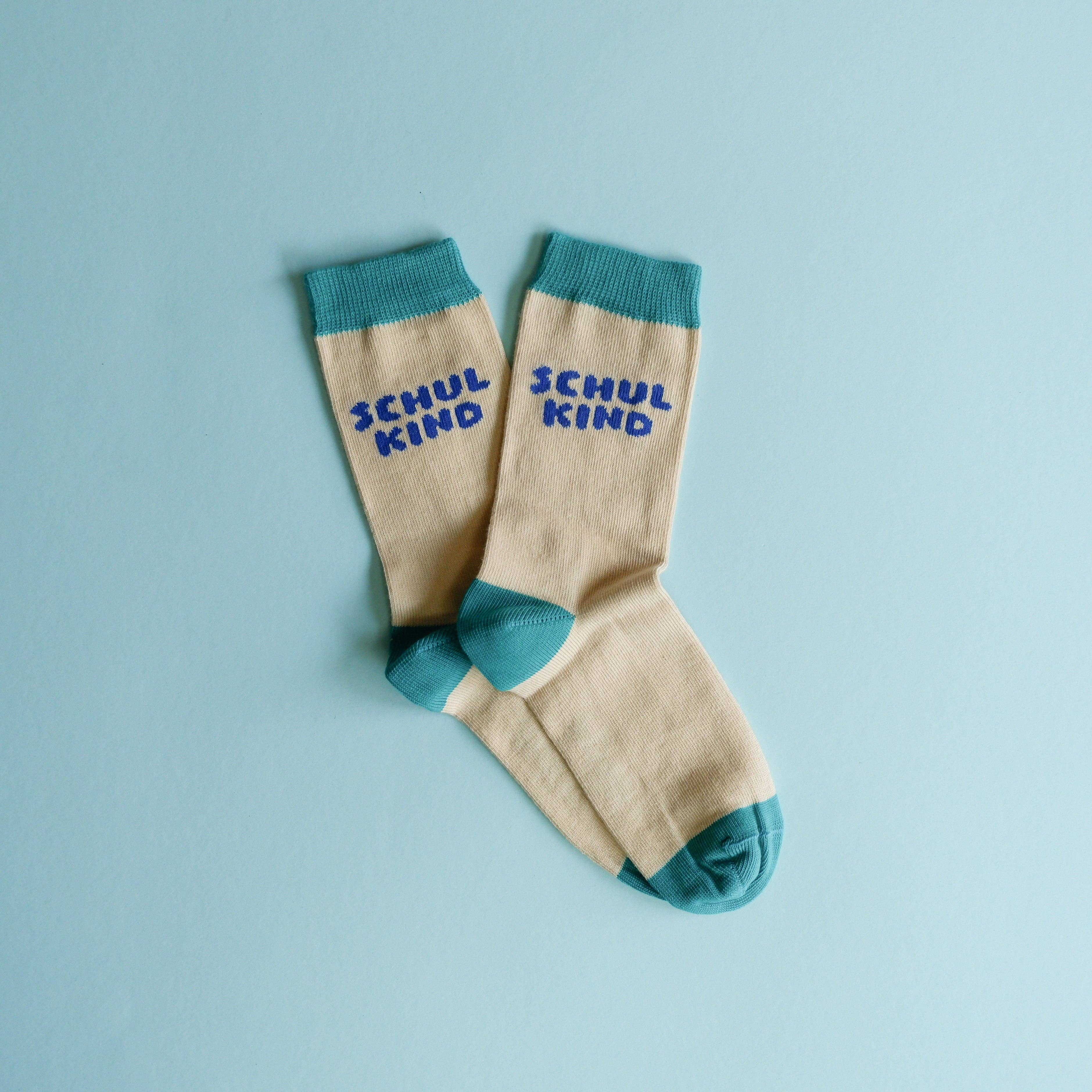 Schulkind-Socken | blau von tinyday