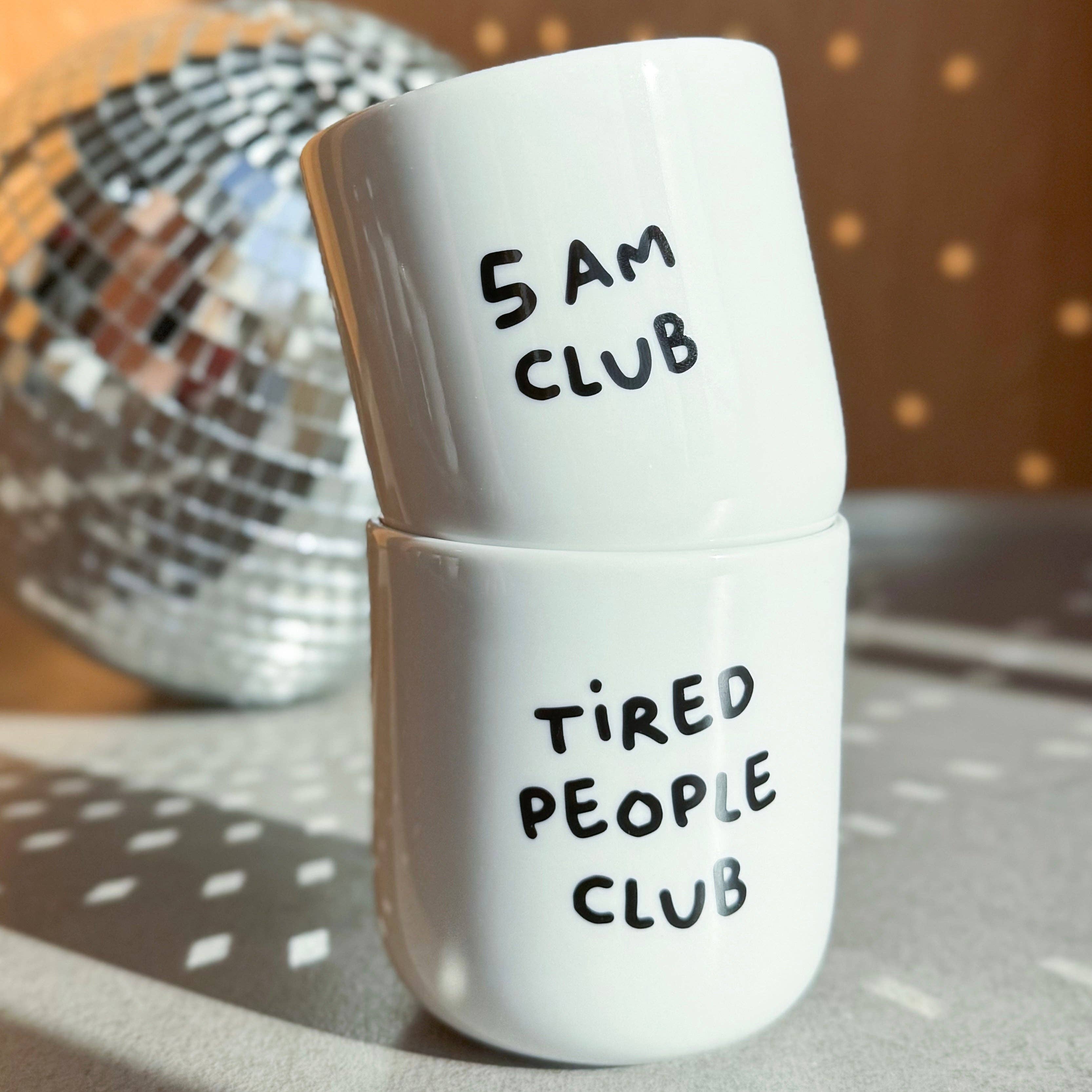 Frau Hansen - Becher Tired People Club (VE 6 Stück)