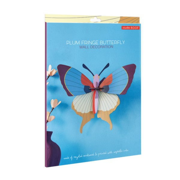 Studio ROOF 'Plum Fringe Butterfly'