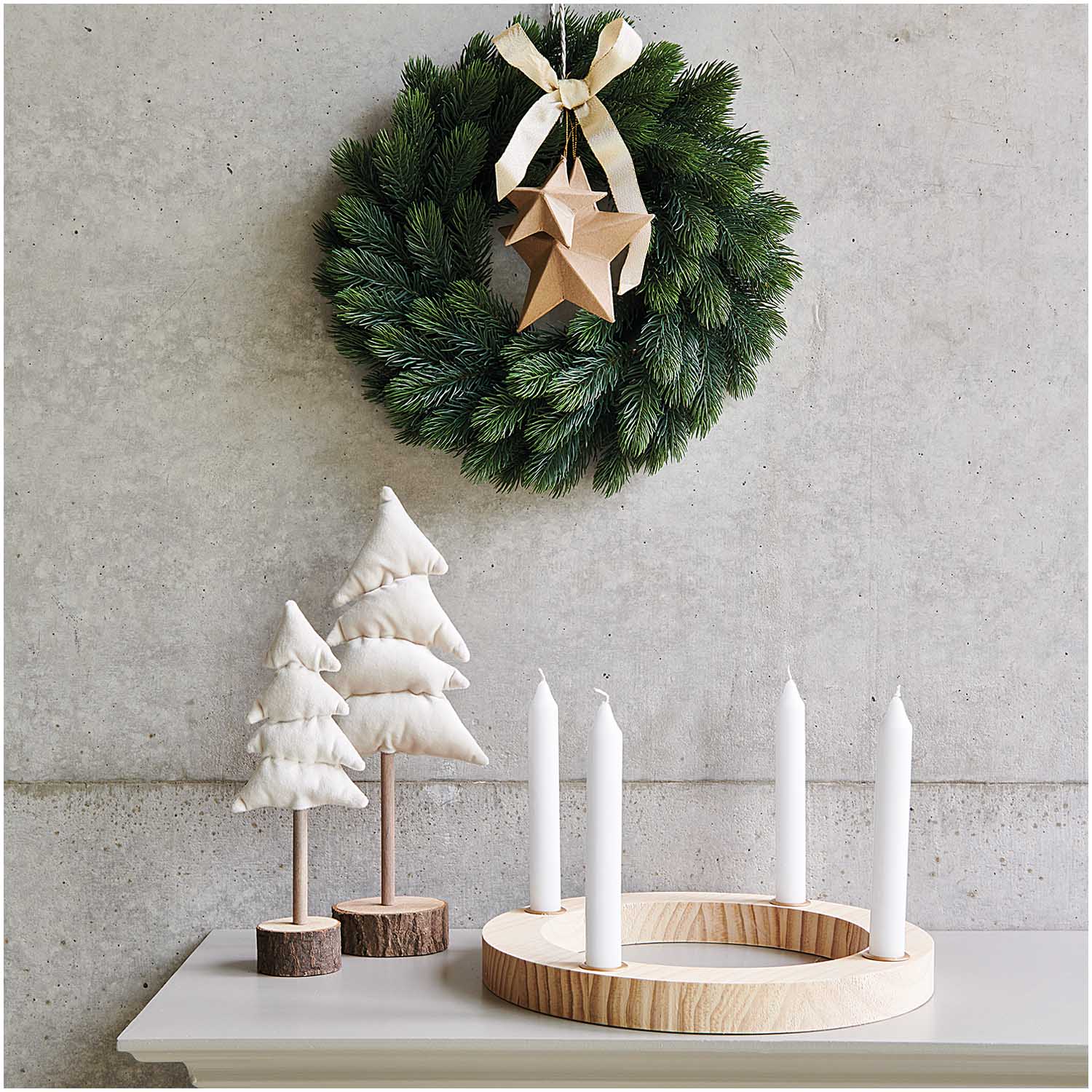 Adventskranz 'natur'