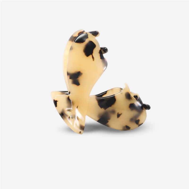 Sasstie Haarklammer 'Arc Cheetah'