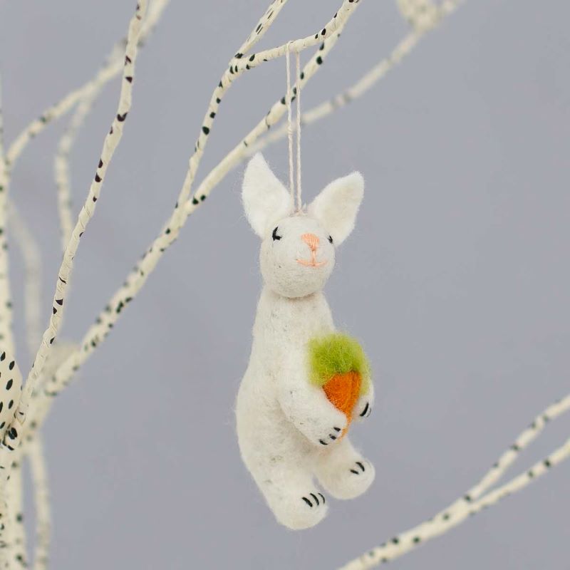 A World of Craft Osteranhänger 'Bunny with Carrot'