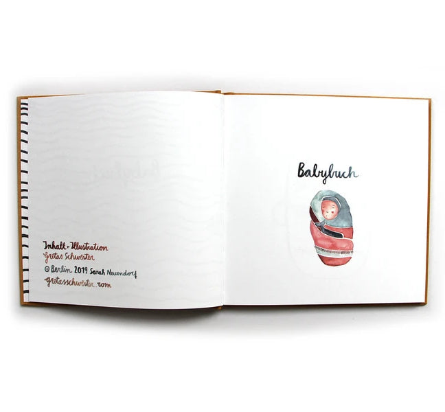 Tagebuch 'Babybuch' Gretas Schwester