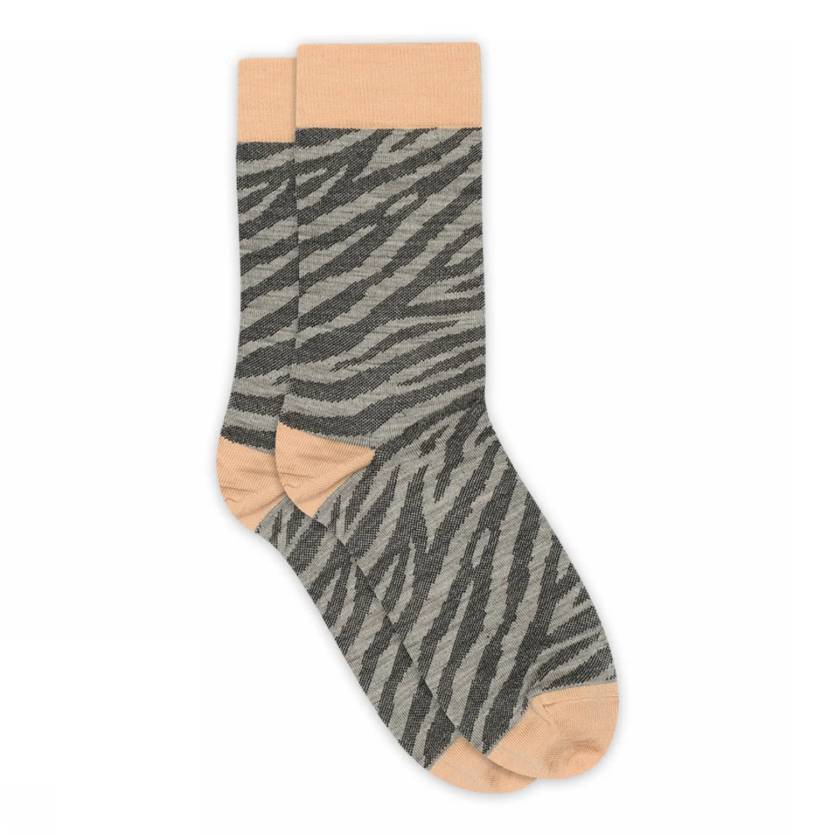 MP Denmark Damen Wollsocke 'Beate Light Brown Melange'