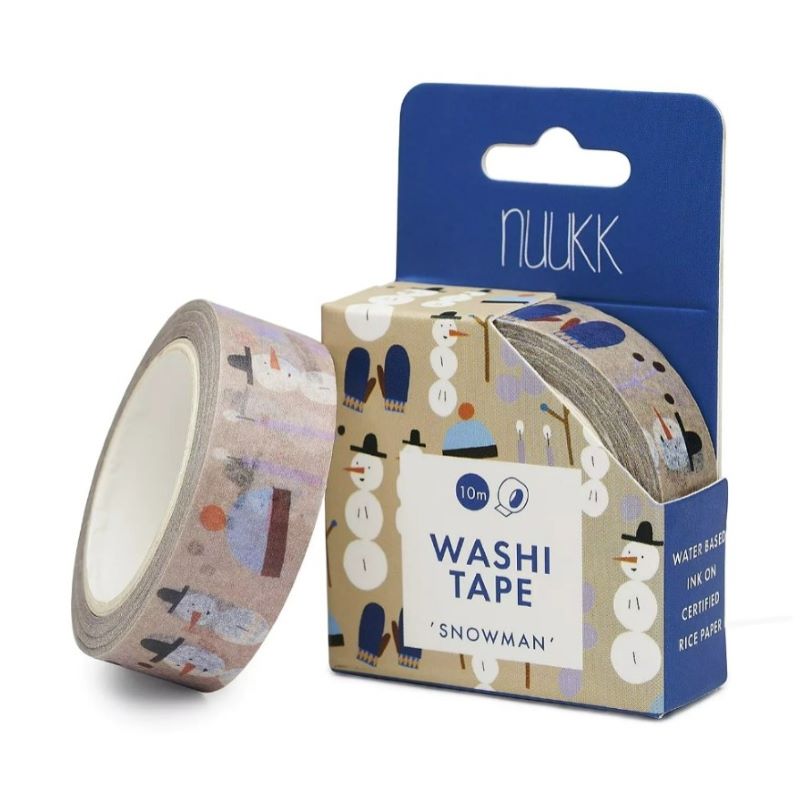 Nuukk Washi Tape 'Schneemann'