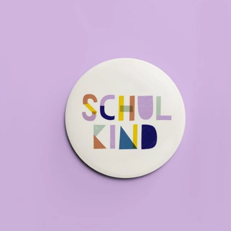 Anna Beddig Button 'Schulkind'