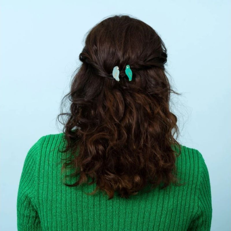 Coucou Suzette Haarclip-Set 'Lovebirds'