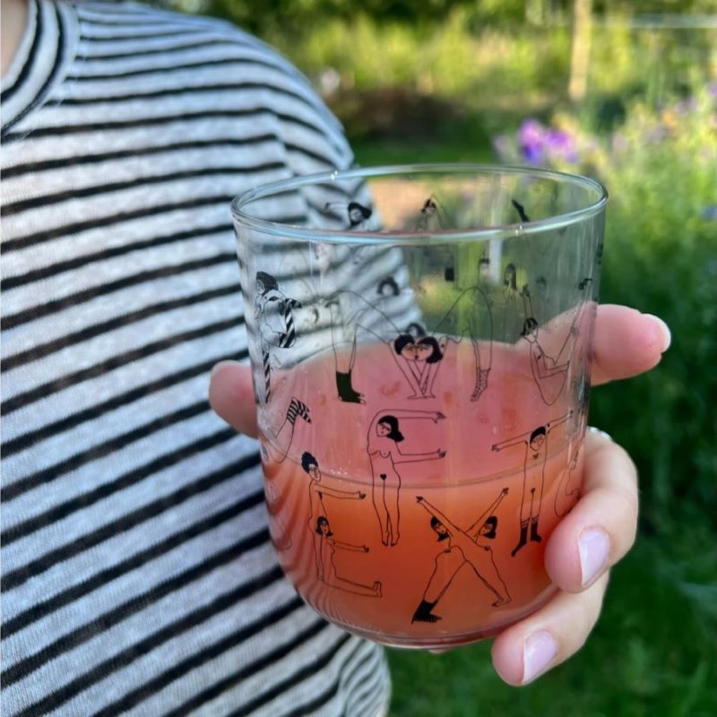 helen b Glas 'nude abc' (einzeln oder 4er Set)