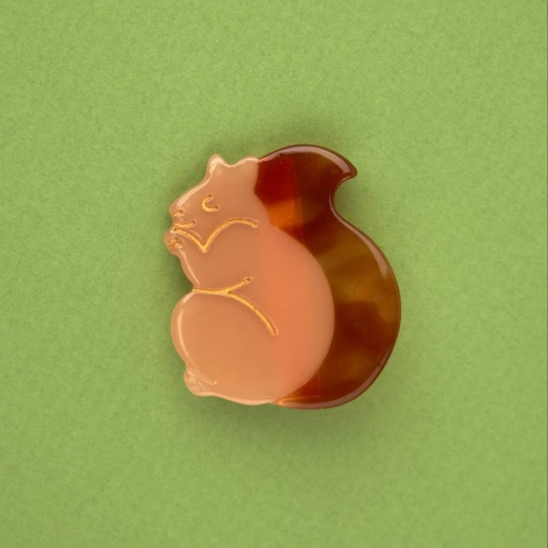 Coucou Suzette Haarclip 'Eichhörnchen'
