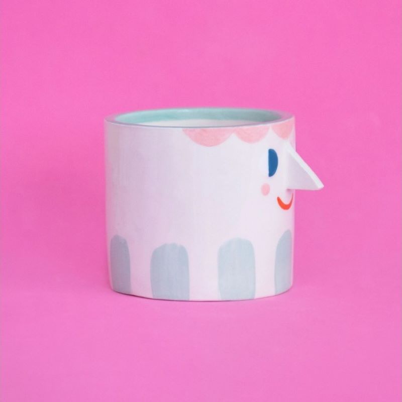 Ana Seixas Keramiktopf 'Friendly Face'
