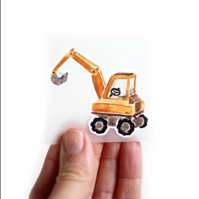 Bügelbild 'Bagger' von Halfbird