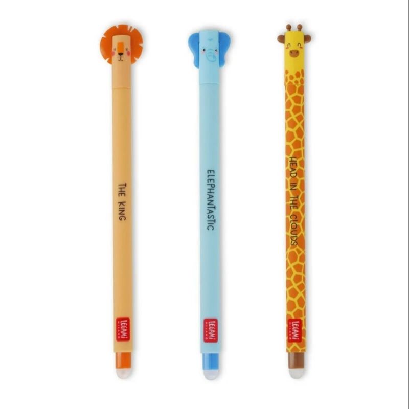 Legami Set mit 3 löschbaren Gelstiften 'Savannah'