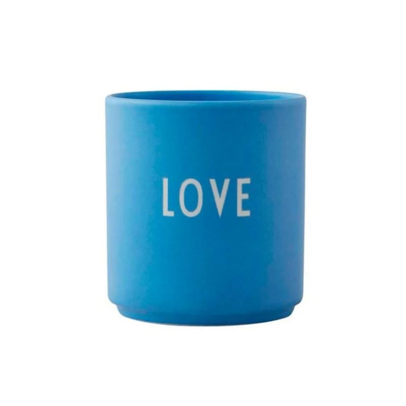 Design Letters Porzellanbecher 'LOVE'  (Sky Blue)