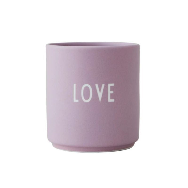 Design Letters Porzellanbecher 'LOVE'  (Lavendel)