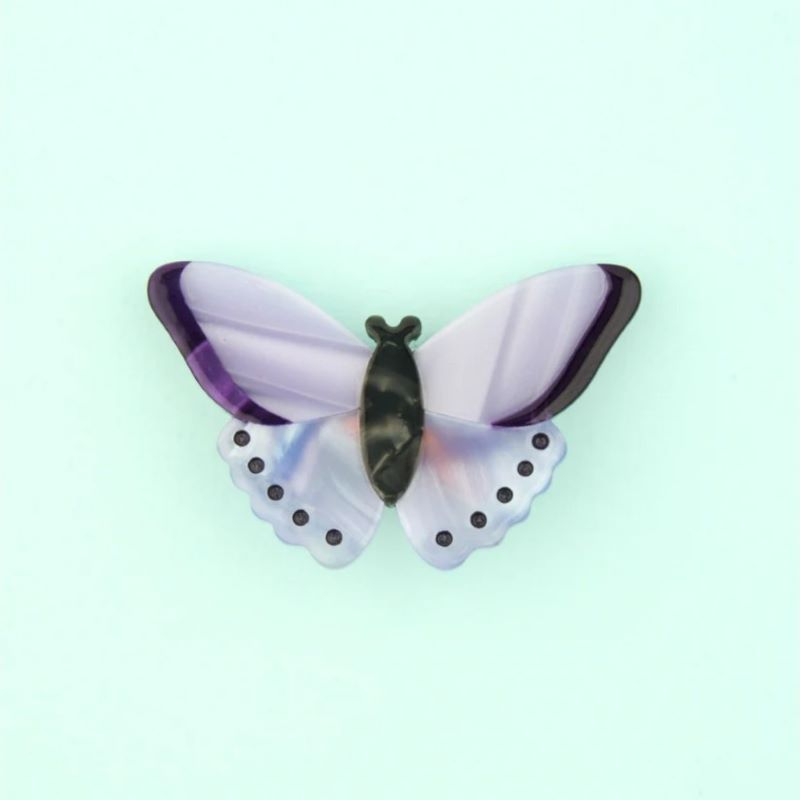 Coucou Suzette Haarclip 'Purple Butterfly'