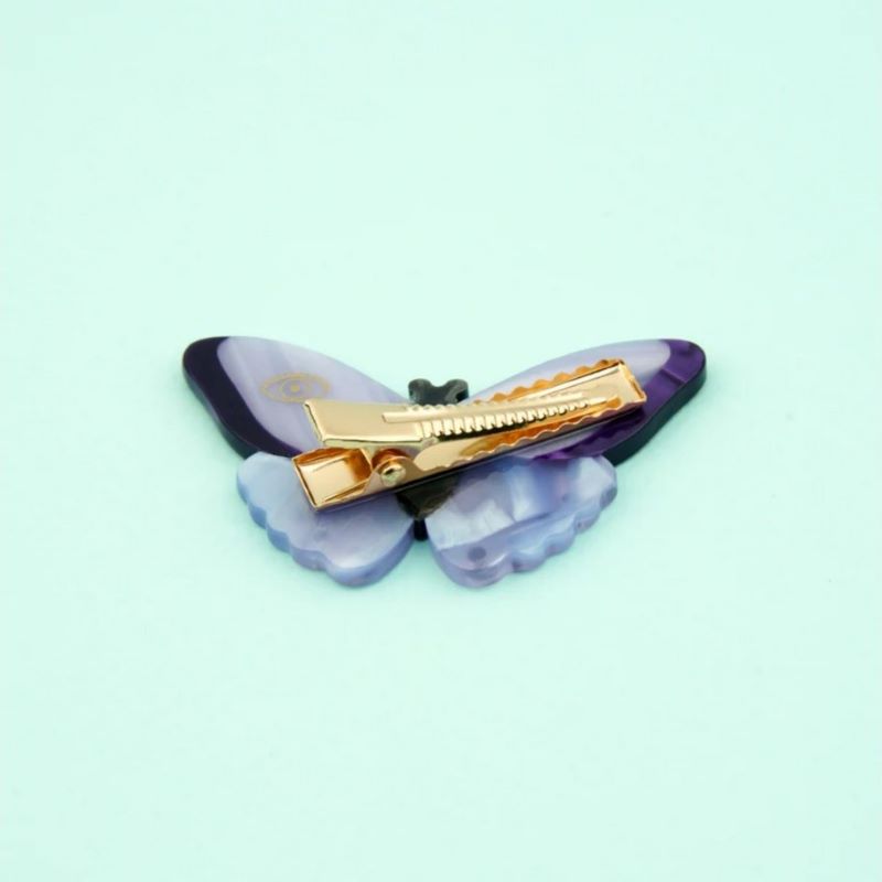 Coucou Suzette Haarclip 'Purple Butterfly'