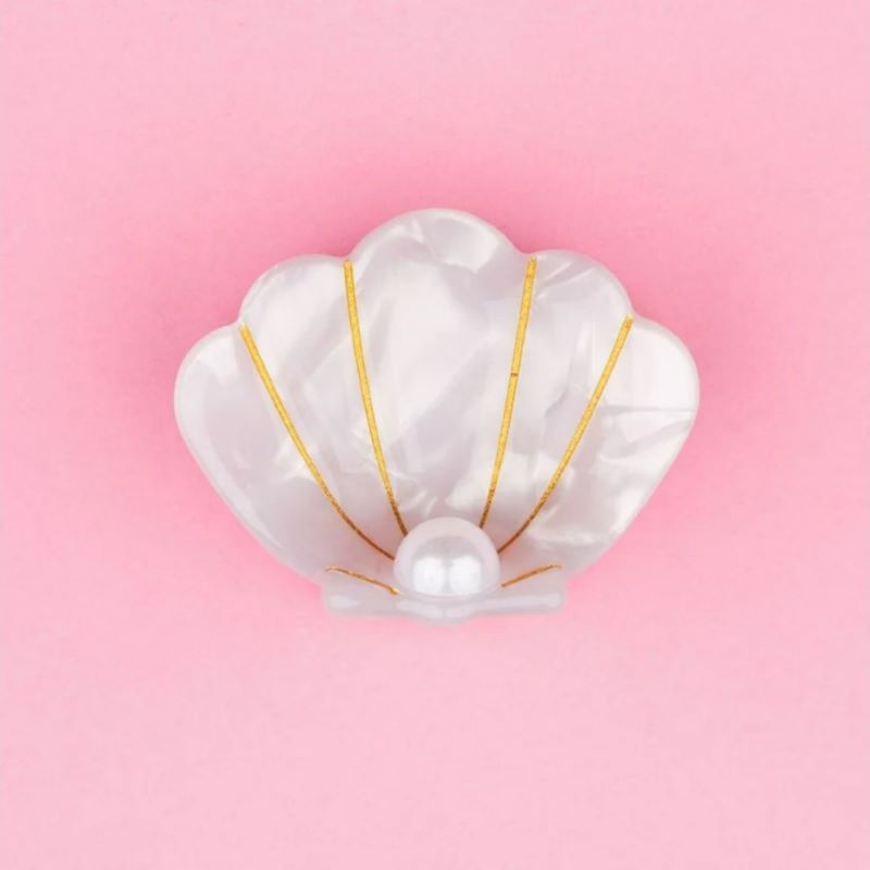 Coucou Suzette Mini Haarklammer 'Scallop Shell'