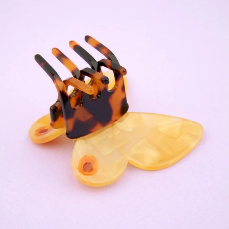 Coucou Suzette Haarklammer 'Yellow Butterfly'