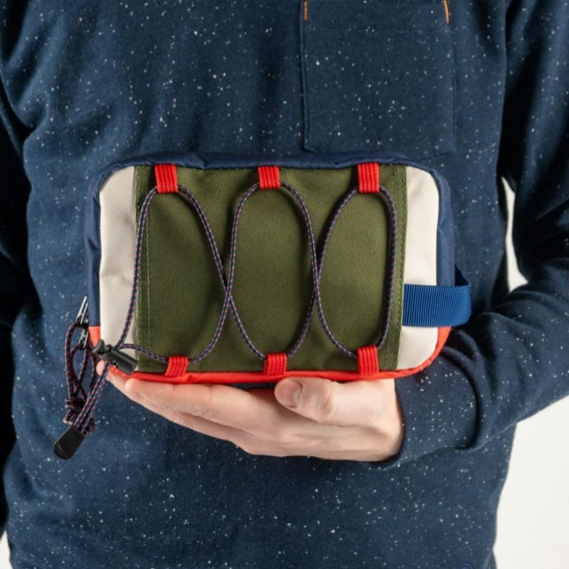 BILLYBELT Kulturbeutel 'Navy & Ivory'