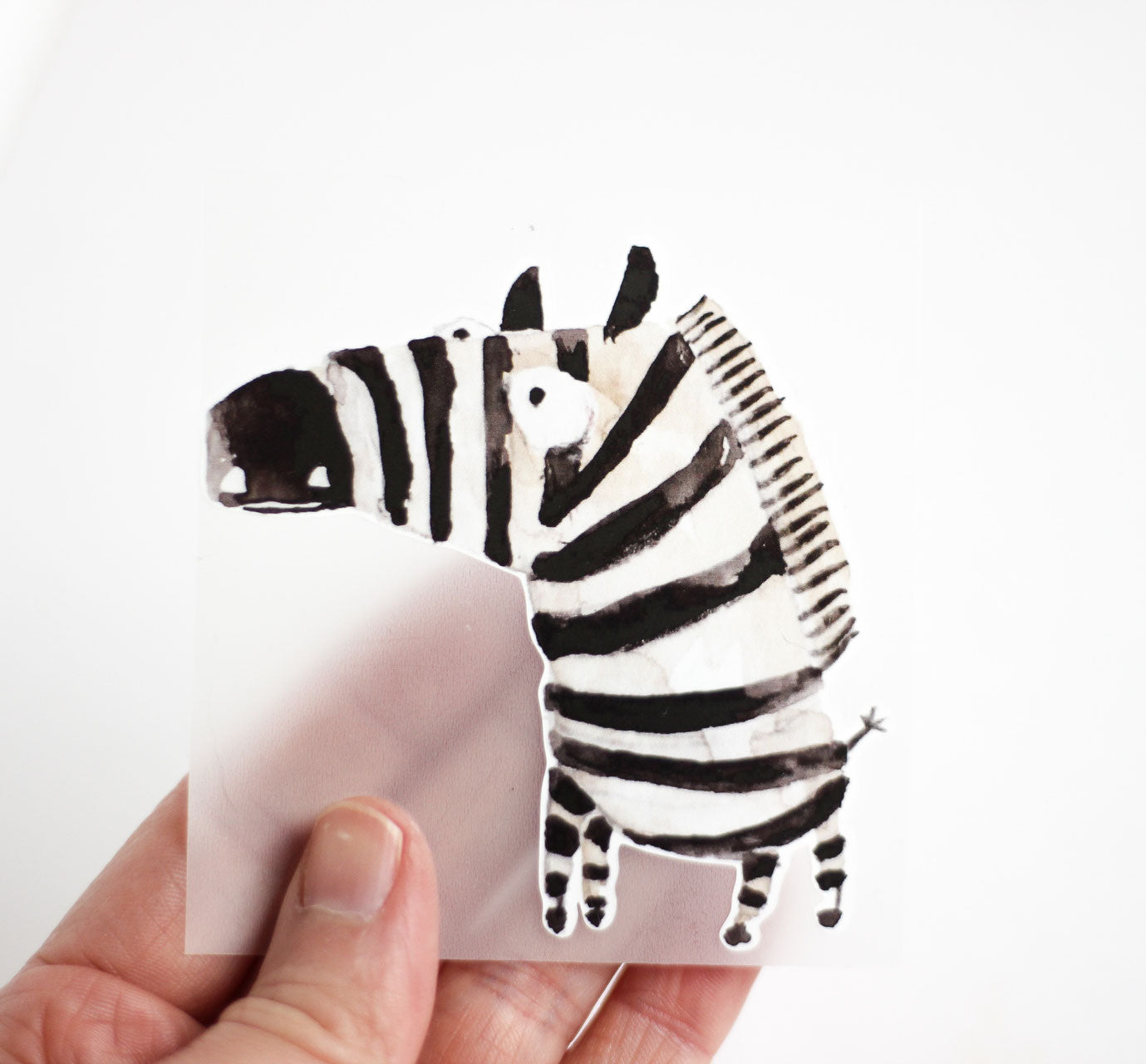Bügelbild Zebra von Halfbird