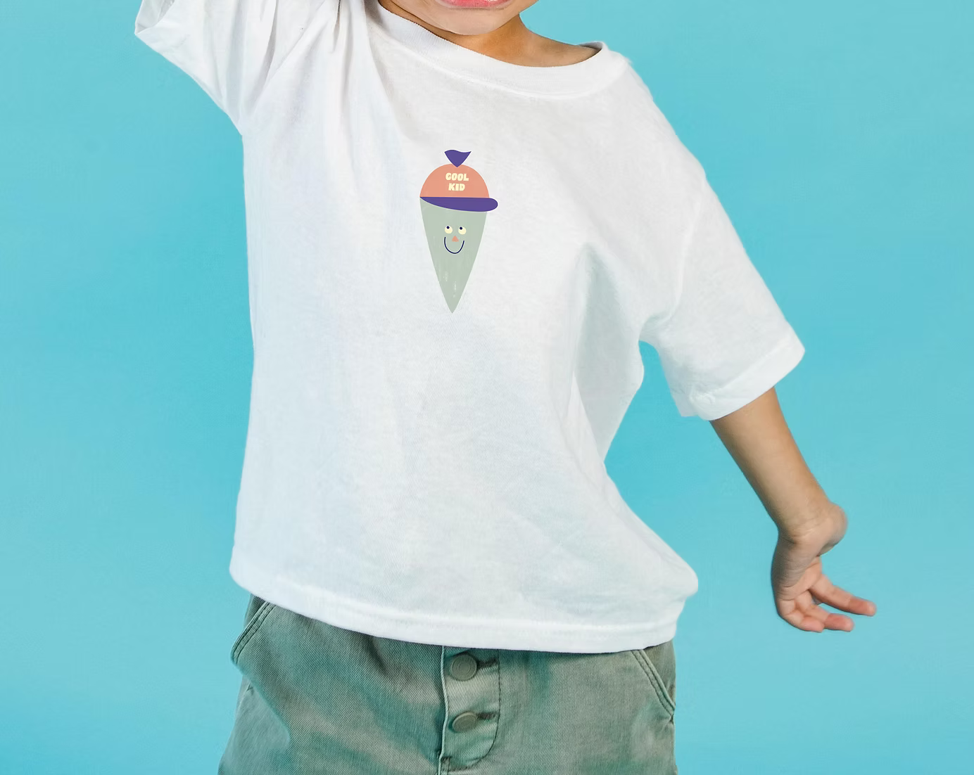 Anna Beddig  -Bügelbild "Cool kid"