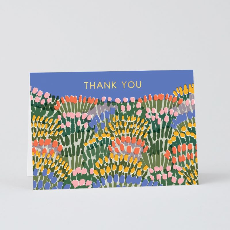 Wrap Klappkarte 'Thank You Rock Garden'