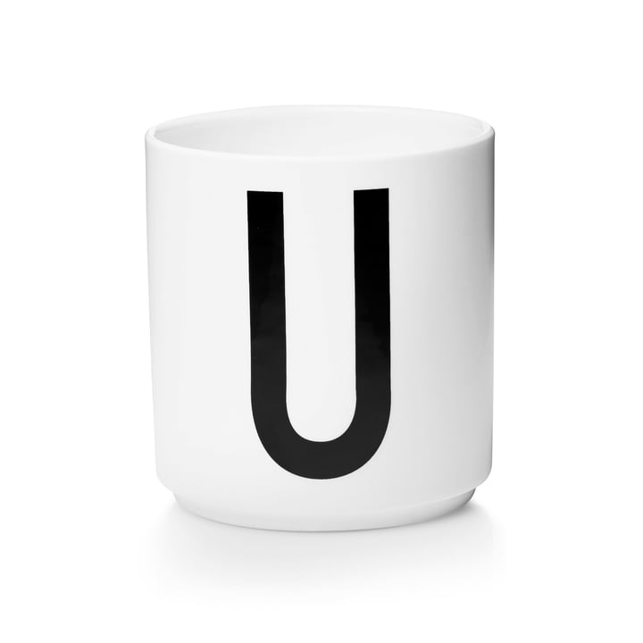 Porzellan Becher Buchstaben DesignLetters Personal Cup