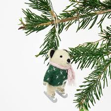 A World of Craft Weihnachtsanhänger 'Skating Bear'