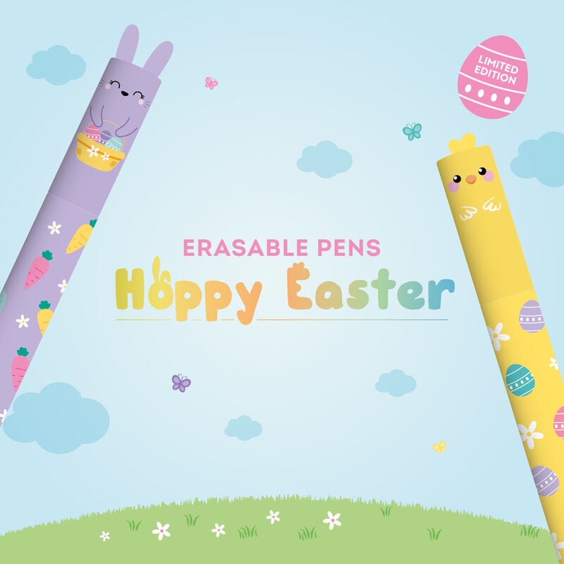 Legami Löschbare Gelstifte Set 'Oster Edition 2025' erasable gel pen happy easter